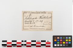 Etiketten zu Leichenbrand (NHMW-PRAE-023698a)